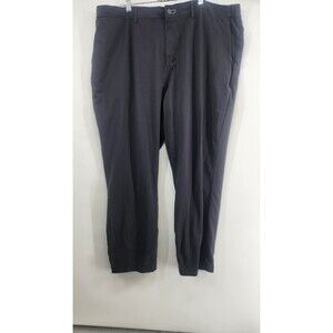 Public Rec Mens 44X28 Black Nylon Blend Business Dress Pants Stretch Comfort